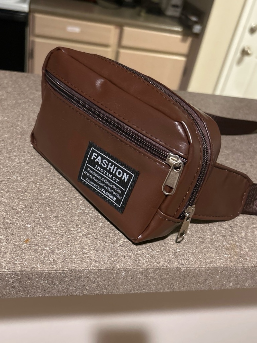 Fashion Brown Crossbody Belt Bag for Women